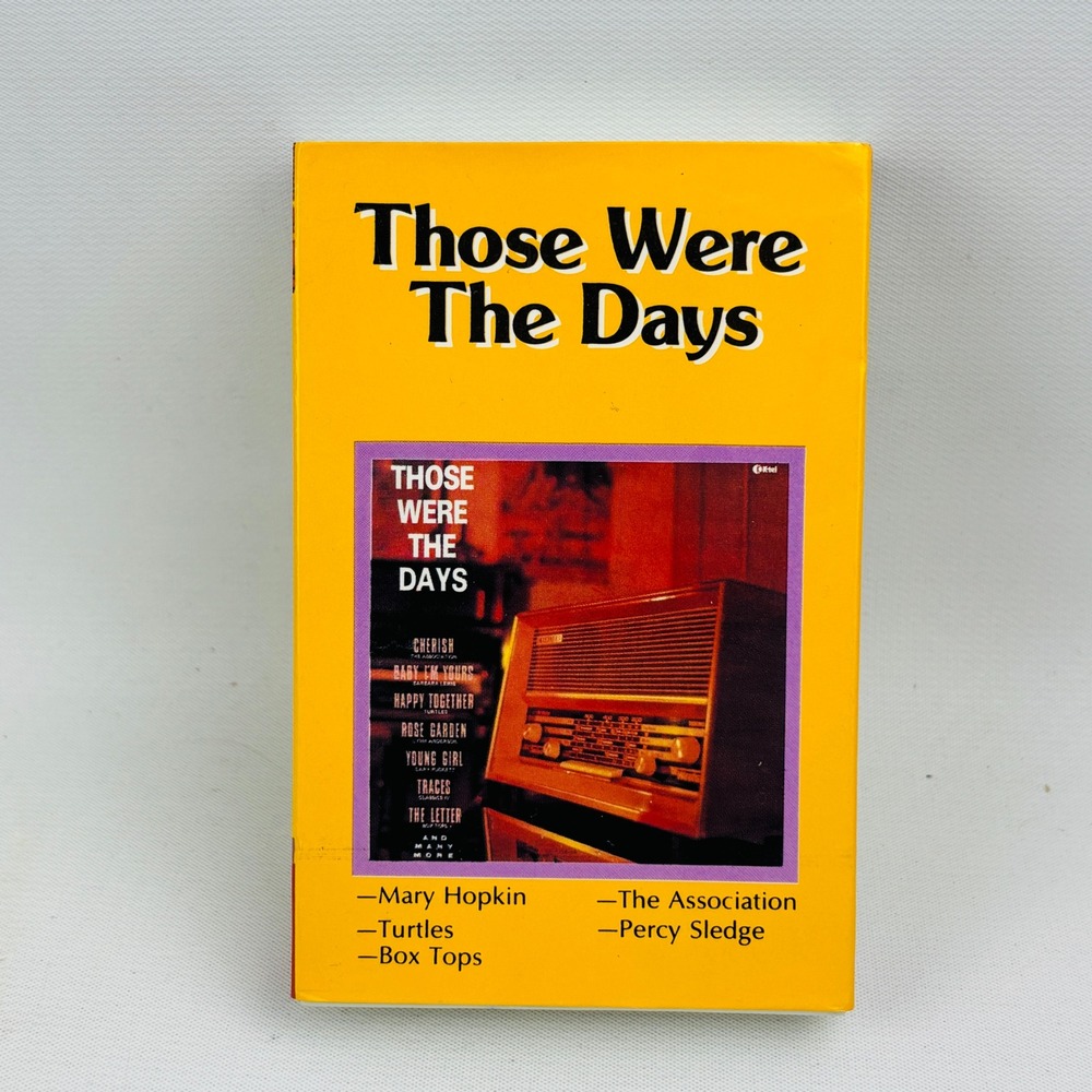 Those Were The Days Cassette Tape Korea Import Seoul Records 1986 Compilation